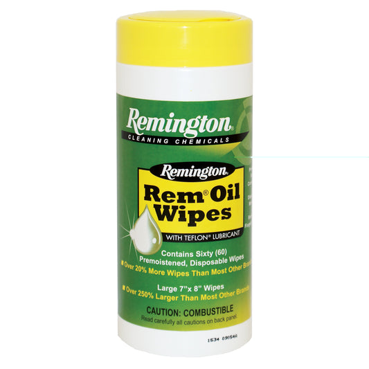 Remington Rem-Oil Pop-up Wipes 60 Per Pk